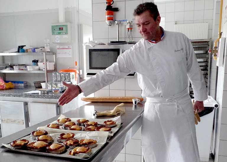 Laurent Moos, chef au restaurant Le Commerce à Guichen